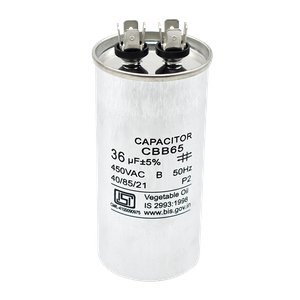 AC Motor Capacitor, Type CBB65-R1 (Metalized Capacitor)
