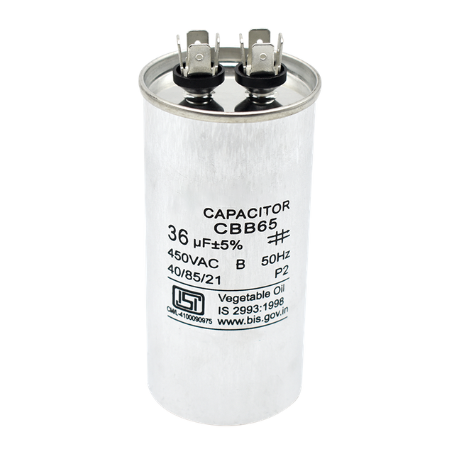 AC Motor Capacitor, Type CBB65-R1 (Metalized Capacitor)