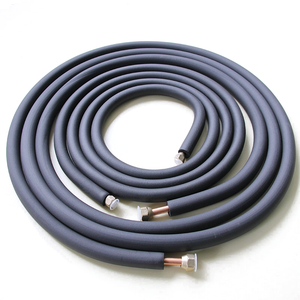 Insulated Copper Pipe for A/C (With Rubber Insulation)