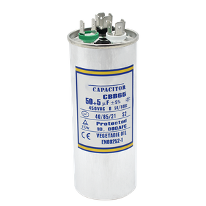 AC Motor Capacitor, Type CBB65-R2 (Dual Type) (Metalized Capacitor)