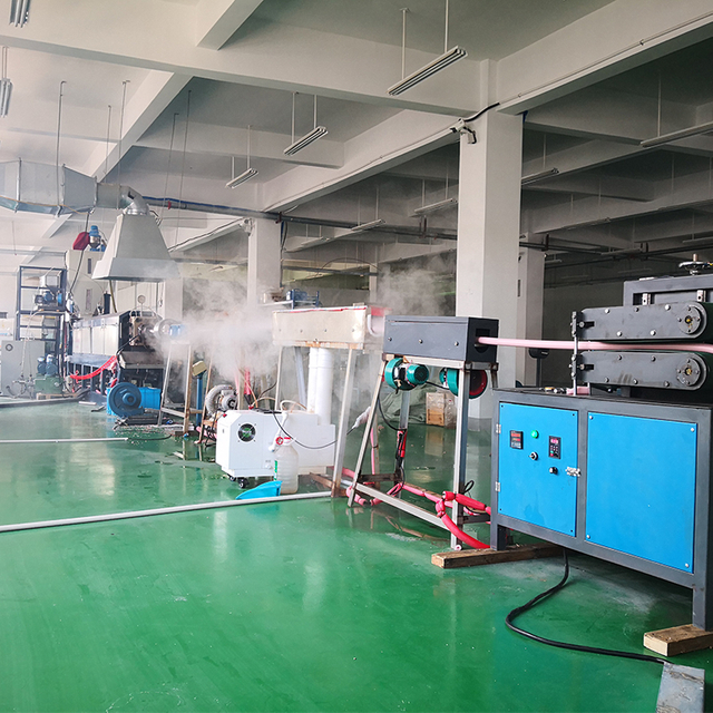 View of Lukwom's manufacturing workshop with advanced machinery